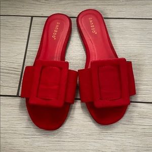 Red sandals